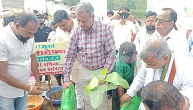 चार करोड़ पौधरोपण में जुटी रही सरकार