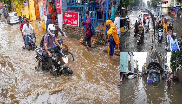 Patna Heavy Rain: भारी बारिश से पानी में डूबा पटना...सड़कें बनीं तालाब, बिहार में मंडरा रहा बाढ़ का खतरा