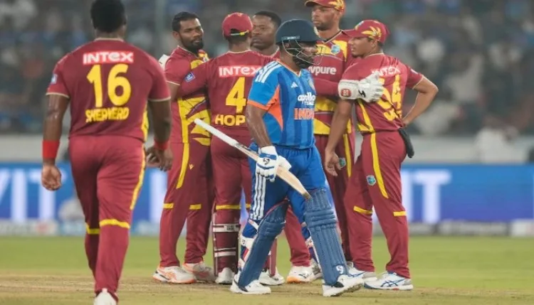 IND vs WI : साई होप का तूफानी शतक, वेस्टइंडीज ने भारत को 24 रन से हराया