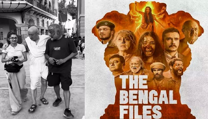 The Bengal Files:‘द बंगाल फाइल्स’ से अनुपम खेर ने शेयर किया 'बापू' वाला लुक, यह दिग्गज भी दिखा साथ