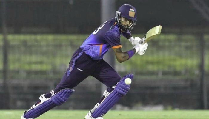 6,6,6,6,6,4...राजकोट में आई Hardik Pandya की सुनामी, इतनी गेंदों जड़ दिया शतक