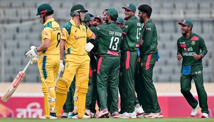 BAN vs AUS: बांग्लादेश ने तोड़ा ऑस्ट्रेलिया का घमंड, वनडे सीरीज जीतकर रचा इतिहास