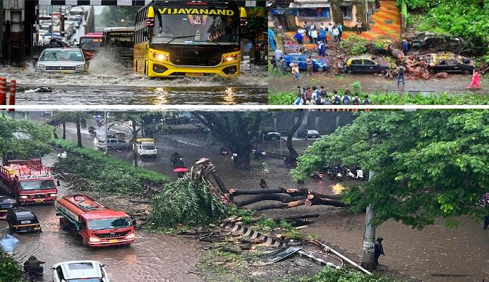 Mumbai Rain: मुंबई में रिकॉर्ड तोड़ बारिश ने मचाई तबाही, IMD ने इन इलाकों में जारी किया अलर्ट