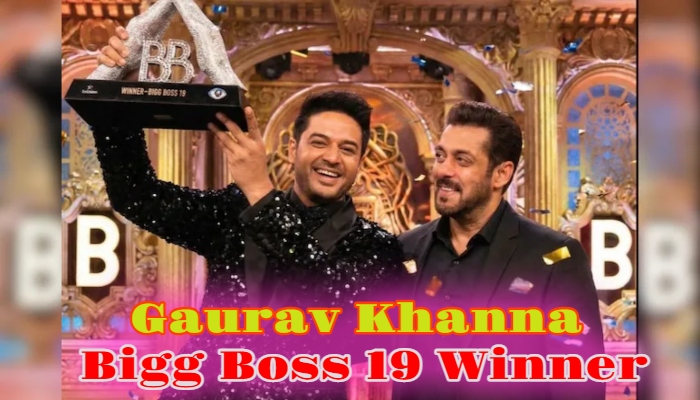 Gaurav Khanna  Bigg Boss 19 Winner : मृदुल और पत्नी आकांक्षा संग दिखाई खुशी, कहा, “ट्रॉफी आखिरकार घर आ गई”