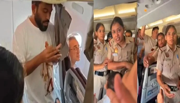 CJP Protest: पुलिस ने फ्लाइट के अंदर से ही दीपके को हिरासत में लिया