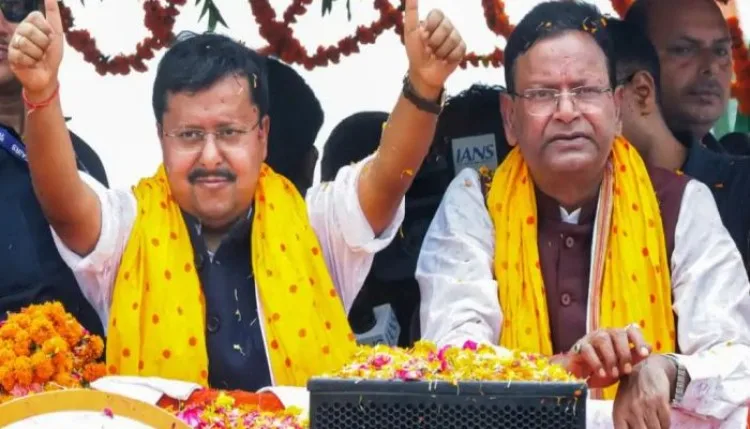 भाजपा अध्यक्ष नितिन नवीन का लखनऊ में भव्य स्वागत