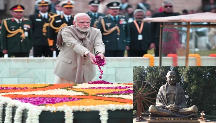 Mahatma Gandhi: महात्मा गांधी की पुण्यतिथि पर पीएम मोदी-अमित शाह सहित तमाम नेताओं ने किया नमन