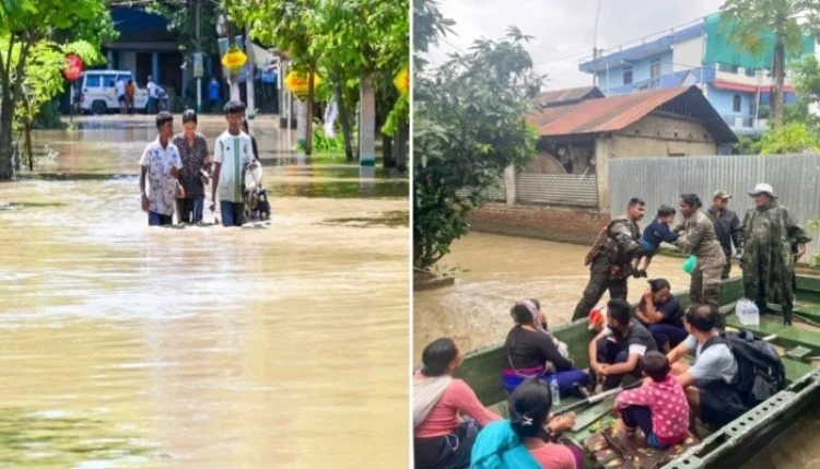 Assam Flood: राहत-बचाव के लिए भारतीय सेना ने संभाला मोर्चा, ऑपरेशन जल राहत’ शुरू