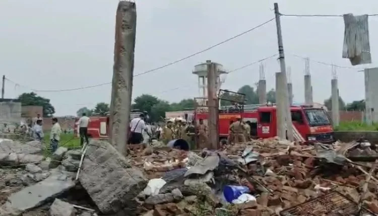 Lucknow Firecracker Factory blast Girl: लखनऊ में पटाखा फैक्ट्री में जोरदार विस्फोट, युवती की मौत एक युवक घायल, 2 किमी दूर तक सुनाई दी आवाज