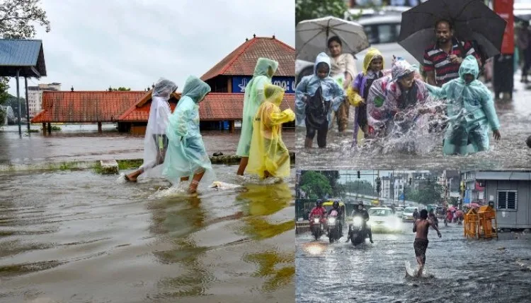 केरल में बारिश से भारी तबाहीः स्कूल-कॉलेज बंद, येलो अलर्ट जारी