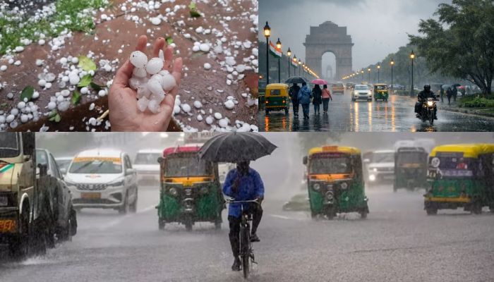 Delhi-NCR Weather Update: दिल्ली-NCR में मौसम ने ली करवट, तेज हवाओं के साथ हुई झमाझम बारिश, ओले भी गिरे