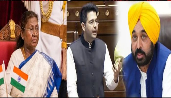 पंजाब की राजनीति में टकराव तेज: राघव चड्ढा का AAP सरकार पर हमला, भगवंत मान ने भी राष्ट्रपति से की मुलाकात