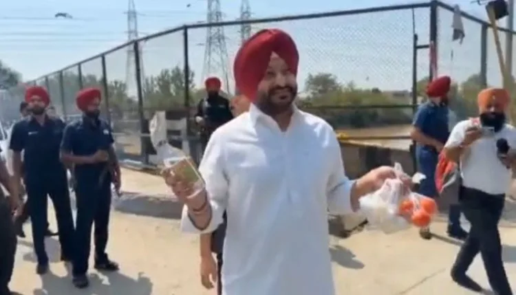 पंजाब: भगवंत मान के काफिले के सामने अंडे-टमाटर लेकर पहुंचे रवनीत बिट्टू, पुलिस ने हिरासत में लिया