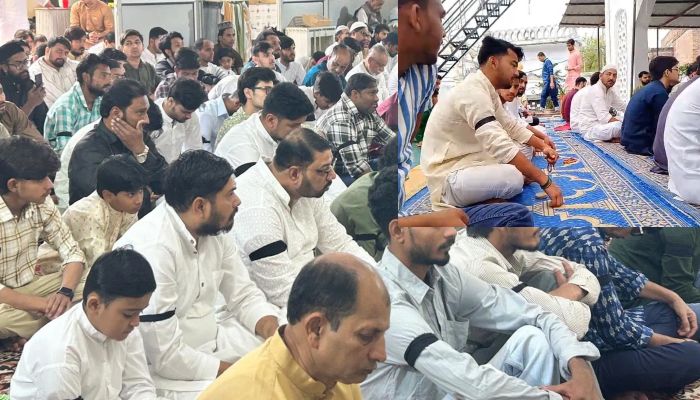 Eid-ul-Fitr 2026: खामनेई की मौत का गम ! संभल में शिया समुदाय ने काली पट्टी बांधकर अदा की ईद की नमाज