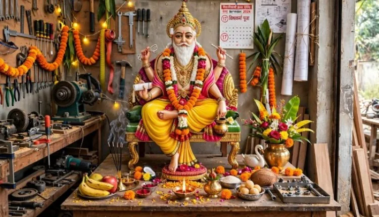 प्रगति का प्रतीक है विश्वकर्मा पूजा, 17 सितंबर का दिन है शुभ