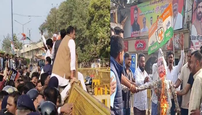 Indore Water Deaths: कैलाश विजयवर्गीय विवादित बयान पर मचा बवाल, प्रदेश भर में कांग्रेस का जोरदार प्रदर्शन