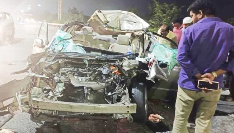 तेलंगाना में दर्दनाक सड़क हादसे: एक ही परिवार के तीन लोगों समेत चार की मौत, तेज रफ्तार बनी काल