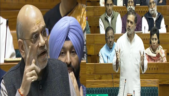 राहुल ने अमित शाह को दिया डिबेट का खुला चैलेंज, गृह मंत्री के संबोधन पर कांग्रेस ने वॉकआउट