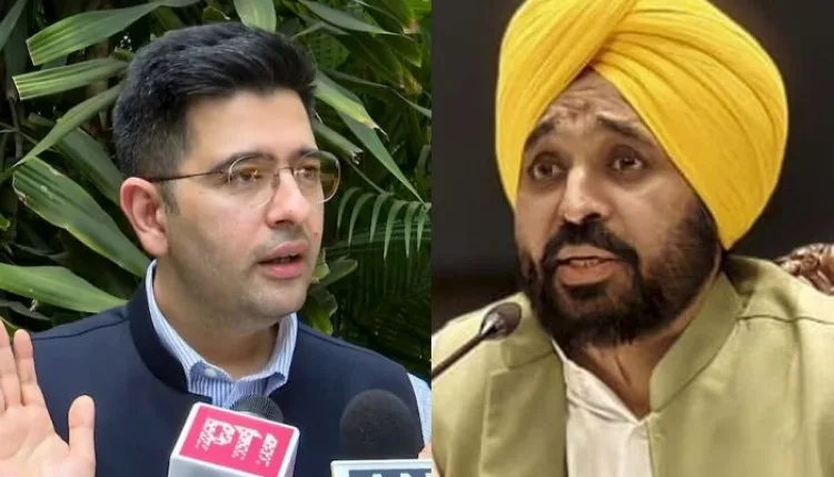 राघव चड्ढा का भगवंत मान पर बड़ा हमला, वायरल वीडियो मामले में इस्तीफे की मांग