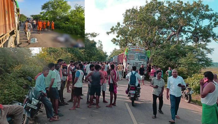 बिहार के लखीसराय में दर्दनाक हादसा, खड़े ट्रक से जा टकराया ऑटो, तीन इंजीनियरिंग छात्रों की मौत