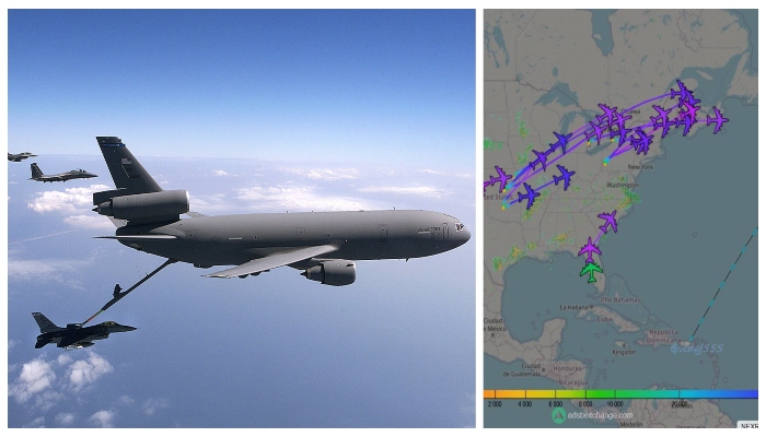 Air Tanker Aircraft : ईरान-इजरायल टकराव के बीच अमेरिका की सैन्य कार्रवाई, भेजे 24 एयर टैंकर विमान