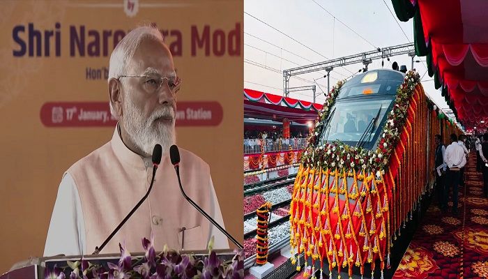 Vande Bharat Sleeper Train: पीएम मोदी ने बंगाल से दी देश को बड़ी सौगात, पहली वंदे भारत स्लीपर ट्रेन को दिखाई हरी झंडी
