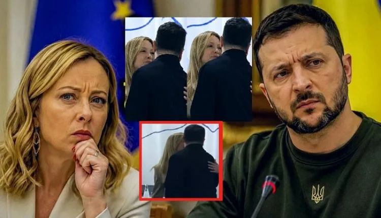 G7 Summit में जेलेंस्की ने किया मेलोनी को Kiss ? असहज हुईं इटली की प्रधानमंत्री, Video हुआ वायरल