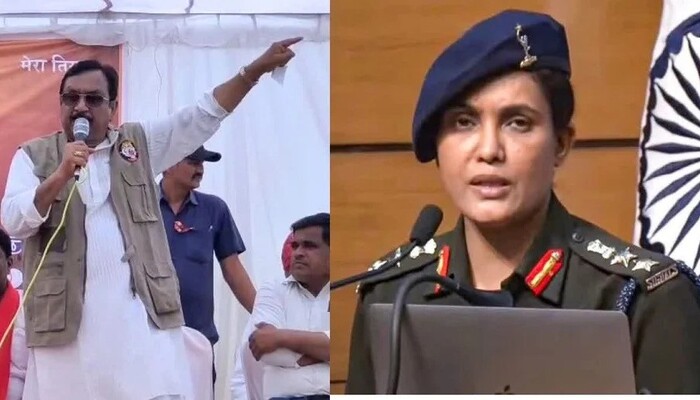 हाथ जोड़कर माफी मांगते दिखे मंत्री विजय शाह, बोले- ये मेरी भाषाई भूल थी