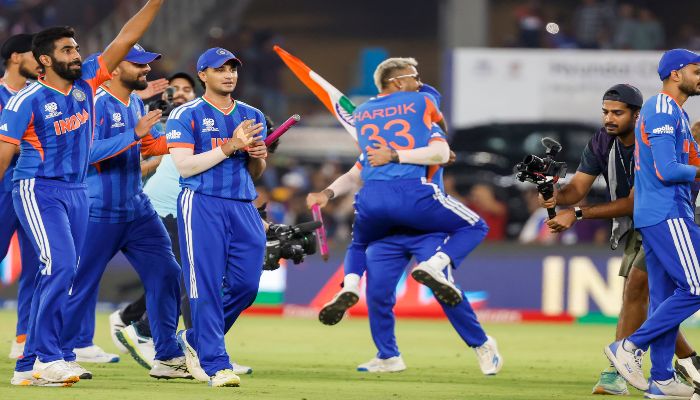 IND vs NZ T20 World Cup Final: न्यूजीलैंड को 96 रनों से हराकर भारत ने रिकॉर्ड तीसरी बार जीता टी20 विश्व कप का खिताब