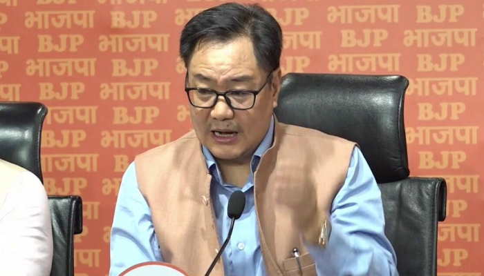 Rahul Gandhi Allegations : H-Files को लेकर किरेन रिजीजू का वार, बताया साजिश तो कांग्रेस ने किया पलटवार