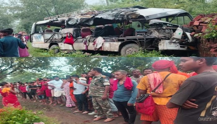 Deoghar Road Accident: देवघर में कांवड़ियों से भरी बस और ट्रक में भीषण टक्कर, 18 की मौत