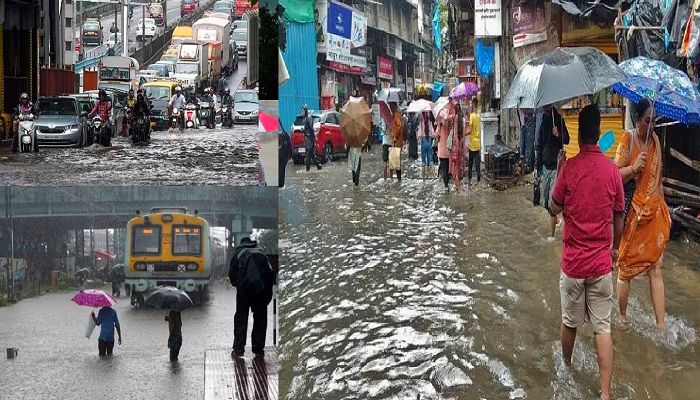 Mumbai Rain Alert: मूसलाधार बारिश से थमी मुंबई की रफ्तार, सड़कें और रेलवे ट्रैक सब डूबे