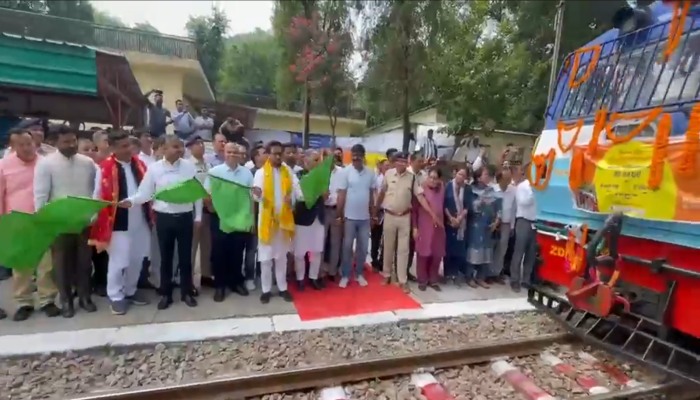 Joginder Nagar-Pathankot Rail Service Resumes After Four Years; Anurag Thakur Welcomes