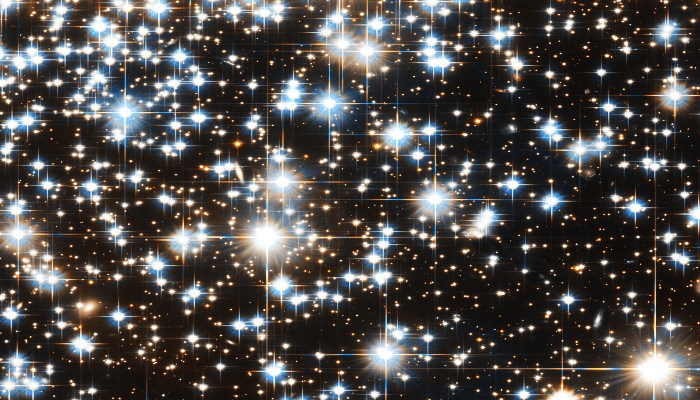 NASA Galaxy M-77, Diffraction Spikes