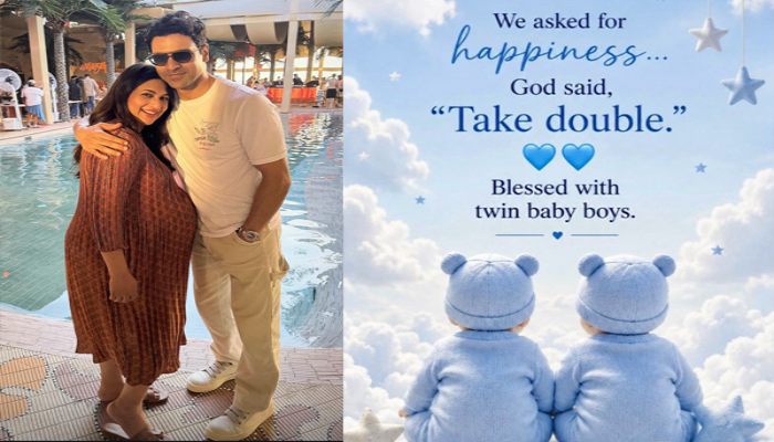 Divyanka Tripathi Dahiya Twins babys