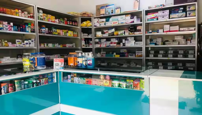 Medical store-Pharmacy-Cough Syrup
