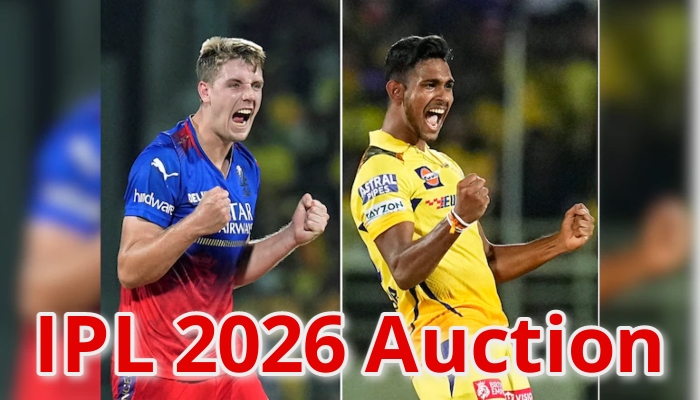 IPL 2026 Auction: कैमरून ग्रीन बने सबसे महंगे खिलाड़ी; अनकैप्ड खिलाड़ियों पर हुई करोड़ों की बारिश