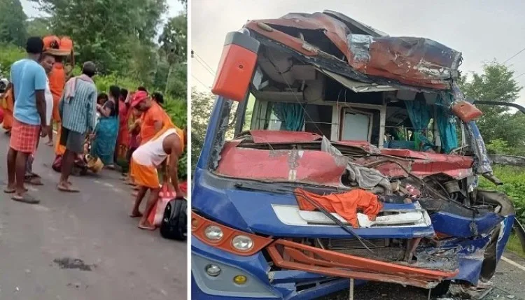 Koderma Accident: कांवड़ियों से भरी बस और ट्रक में टक्कर,  तीन की मौत