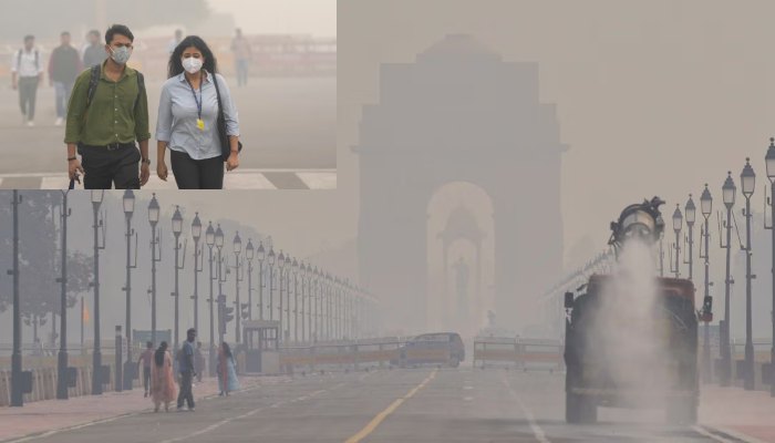 Delhi Air Pollution : दिल्ली-NCR में सांस लेना हुआ मुश्किल, कई इलाकों में AQI 400 के पार