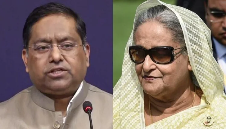 शेख हसीना के बयान से भारत सरकार का किनारा, स्षप्ट किया रुख