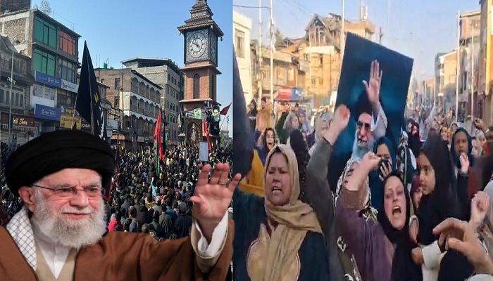 Khomeini Death: गद्दारों ने धोखे से 'शेर' को मारा...ईरान के सुप्रीम लीडर खामेनेई की मौत पर श्रीनगर से लखनऊ तक प्रदर्शन