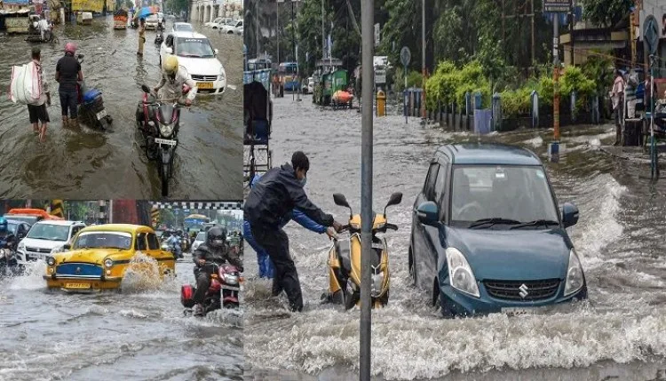 Kolkata Heavy Rain: कोलकाता में तूफानी बारिश ने बढ़ाई मुश्किलें, सड़कें डूबीं, जगह-जगह ट्रैफिक जाम