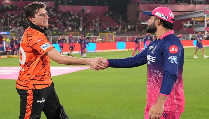 Indian Premier League 2026 : आरआर पर जीत की हैट्रिक लगाकर फाइनल की दौड़ पूरी करना चाहेगी एसआरएच