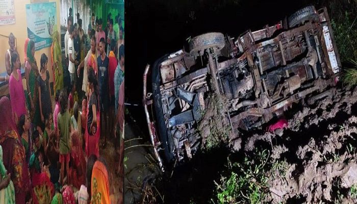 Bhagalpur Road Accident: भागलपुर में दर्दनाक हादसा, गड्ढे में गिरी अनियंत्रित पिकअप वैन, 5 कांवड़ियों की  मौत