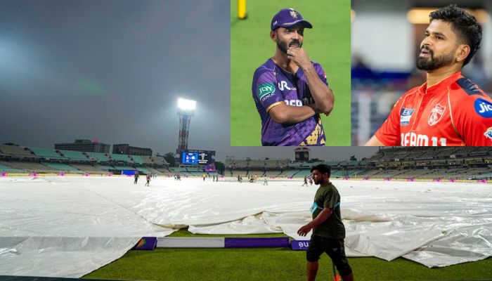 KKR vs PBKS Live Score: बारिश की भेंट चढ़ा केकेआर बनाम पंजाब का मुकाबला, दोनों टीमों को मिले 1-1 अंक