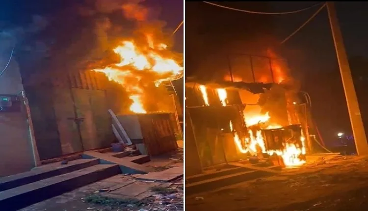 ग्रेटर नोएडा में लकड़ी की दुकान पर लगी भीषण आग, एक की मौत